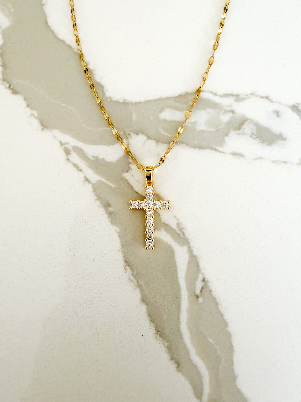 Chansutt Sparkle Cross Necklace