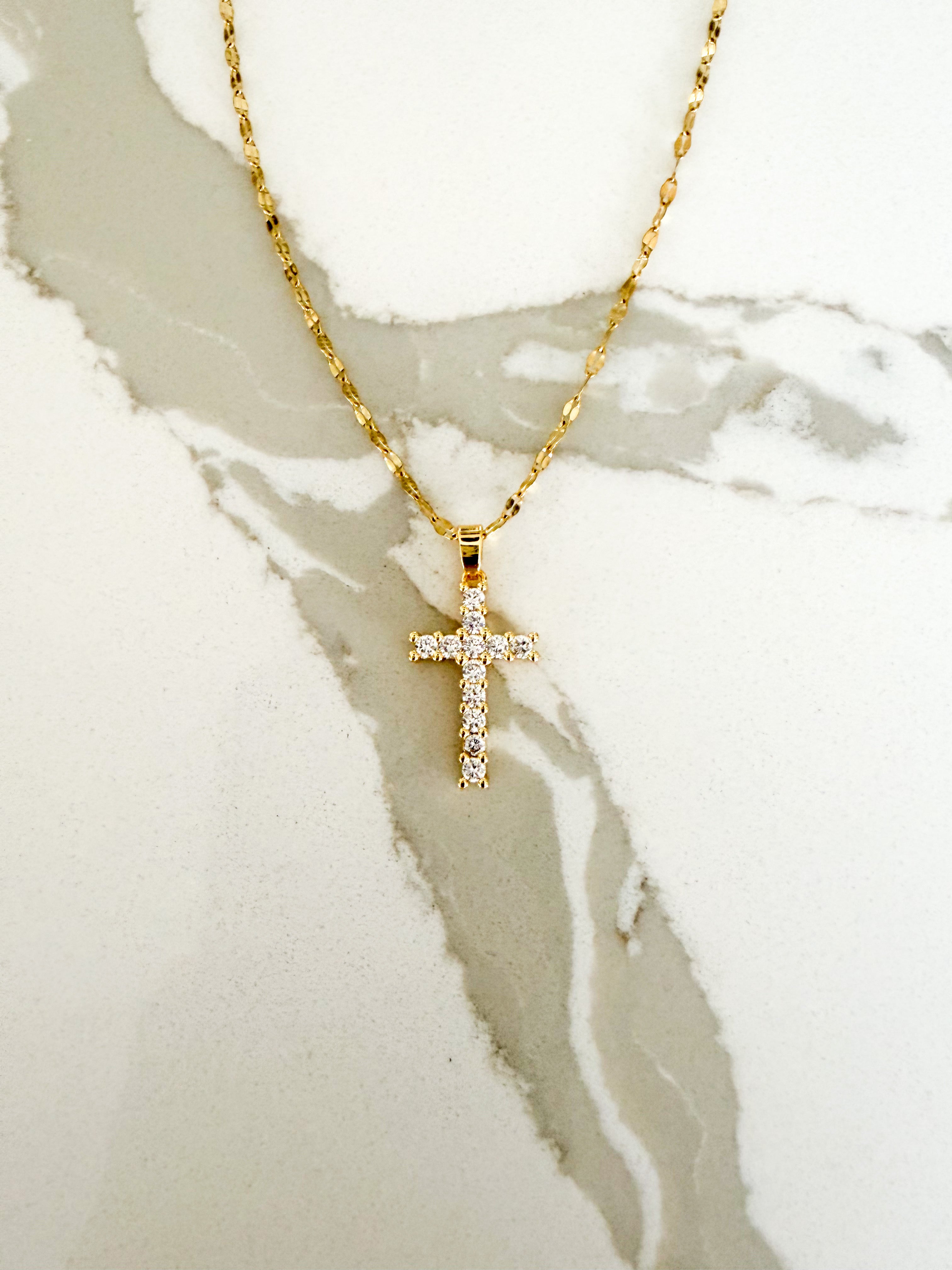 Chansutt Sparkle Cross Necklace