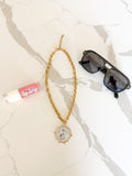 Chansutt Two Toned Coin Necklace