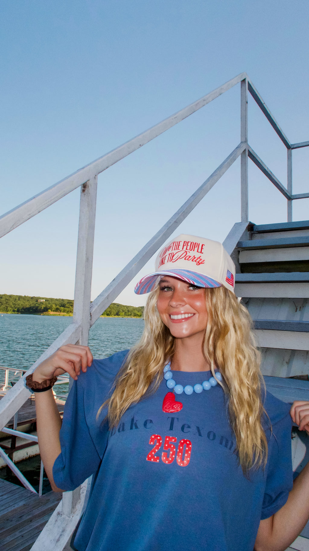 Limited Edition 250 Celebration Lake Texoma Tee - Blue Jean