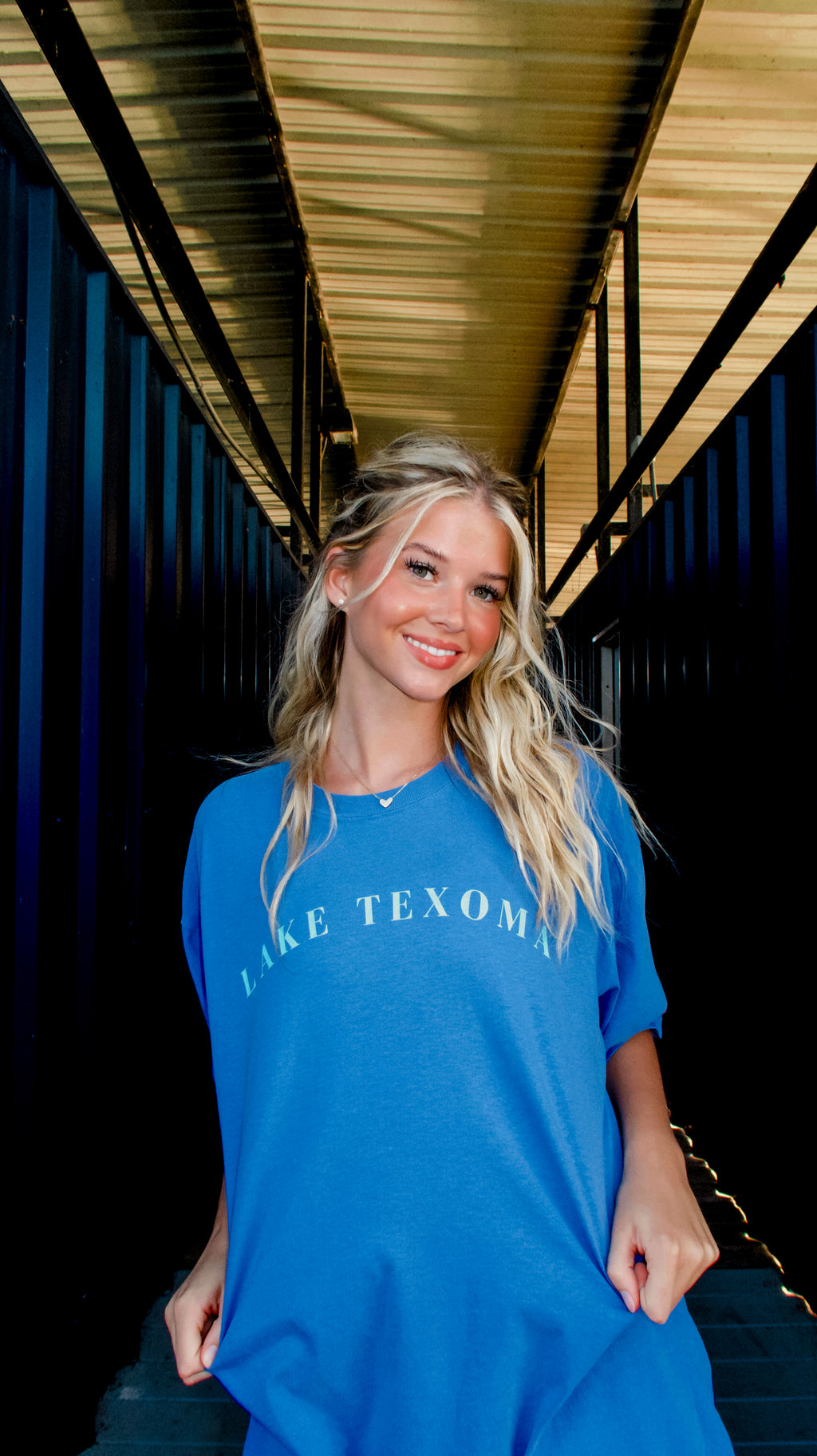 Flo Blue Lake Texoma Comfort Colors Tee