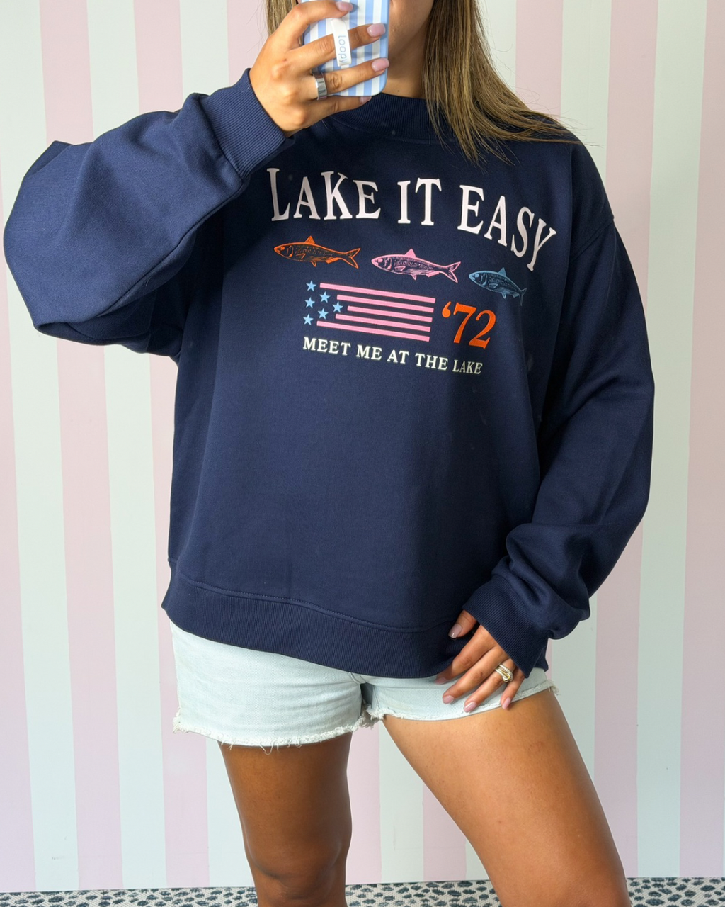 Charlie Southern Lake it Easy Mockneck