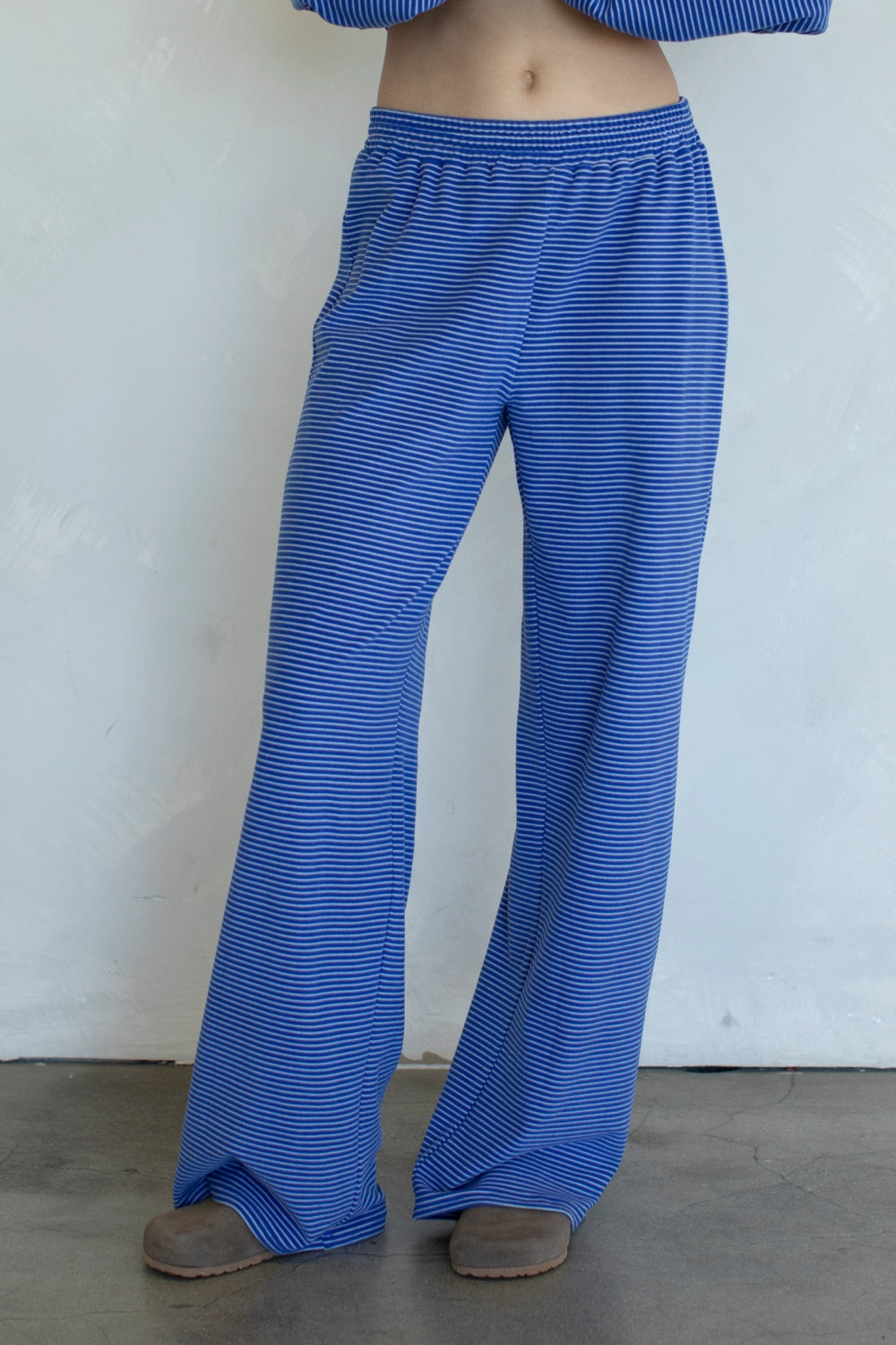 Royal Striped Wide Leg Pants - Things Between